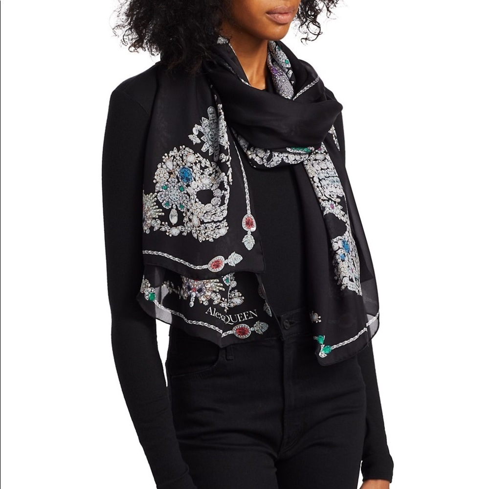 NEW!!! With tags!!! Alexander McQueen Silk Scarf